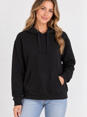 Goodfellow & Co. Black Pullover Hoodie Sweatshirt, size Large